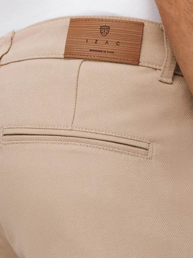 Pantalon chino slim fit pecop beige homme - Izac