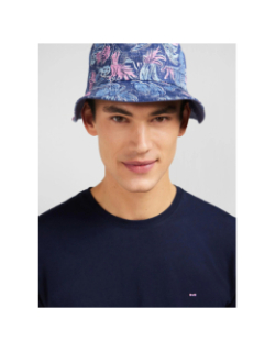 T-shirt à manches courtes en coton pima bleu marine homme - Eden Park