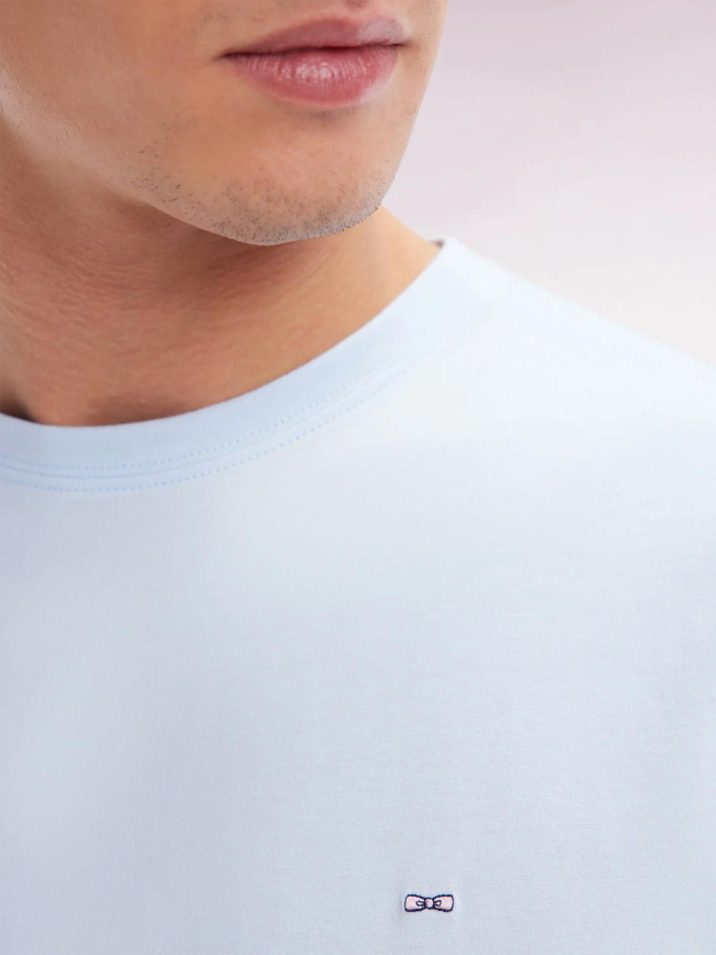 T-shirt à manches courtes en coton pima bleu homme - Eden Park