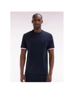 T-shirt XV de france à broderie coq bleu marine homme - Eden Park