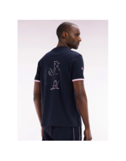 T-shirt XV de france à broderie coq bleu marine homme - Eden Park