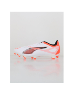 Chaussures de football ultra 5 play fg/ag blanc orange - Puma