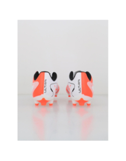 Chaussures de football ultra 5 play fg/ag blanc orange - Puma