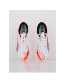 Chaussures de football ultra 5 play fg/ag blanc orange - Puma