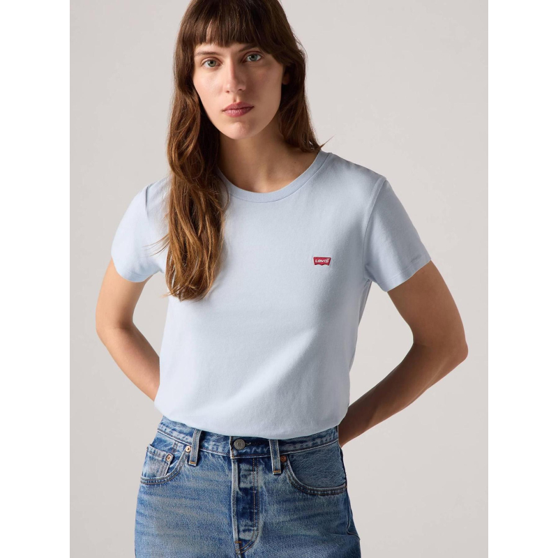 T-shirt col rond perfect tee bleu femme - Levi's