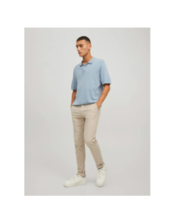 Pantalon chino slim fit jpstmarco gris clair homme - Jack & Jones