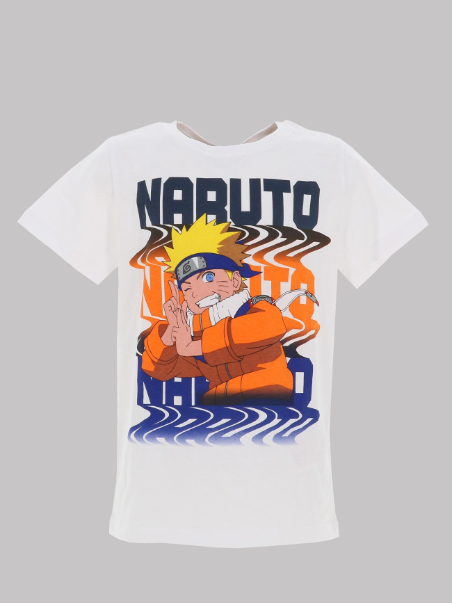 T-shirt à manches courtes naruto blanc enfant - Name It