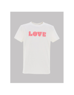 T-shirt à manches courtes kogsonja écru fille - Only