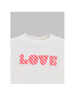 T-shirt à manches courtes kogsonja écru fille - Only