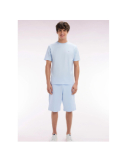 Short molleton costela bleu ciel homme - Eden Park