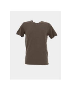 T-shirt à manches courtes t-gildas kaki homme - Teddy Smith