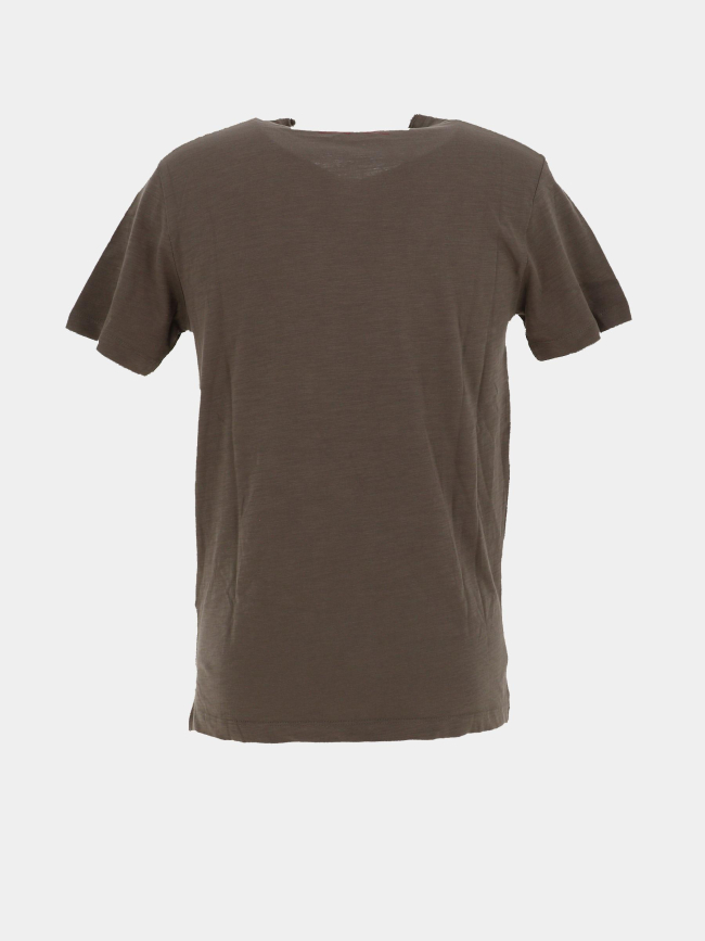 T-shirt à manches courtes t-gildas kaki homme - Teddy Smith