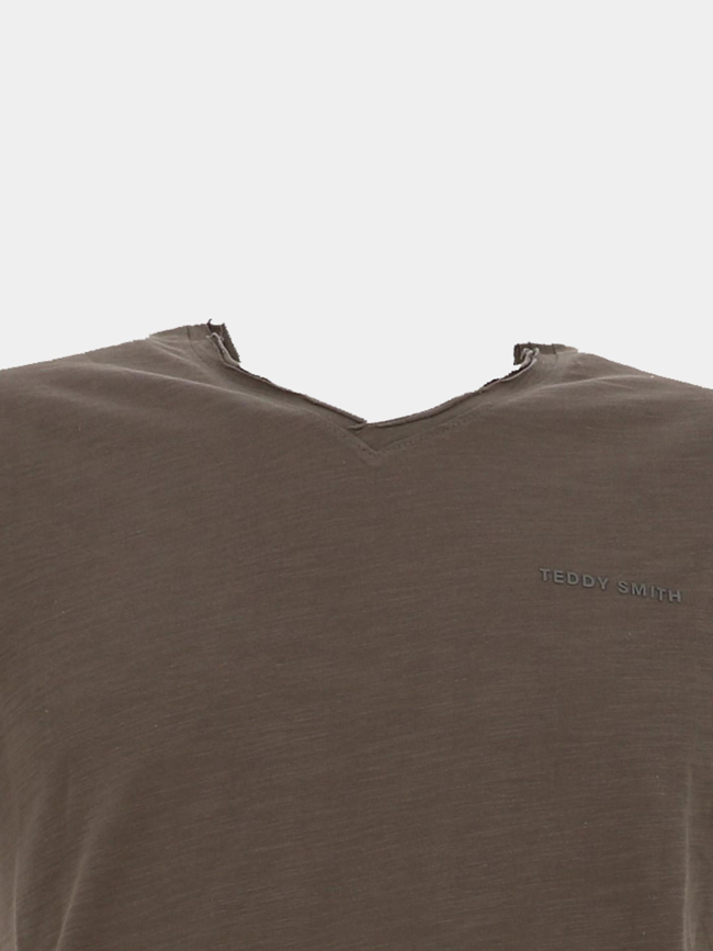 T-shirt à manches courtes t-gildas kaki homme - Teddy Smith