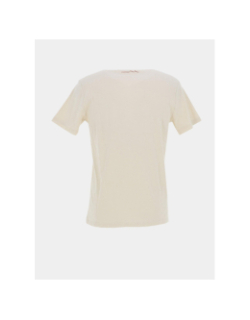 T-shirt à col boutonné t-gabriel beige homme - Teddy Smith