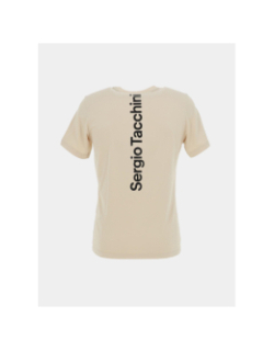 T-shirt à manches courtes pelle beige homme - Sergio Tacchini