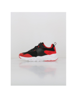 Baskets à scratch montero noir rouge garçon - Kappa