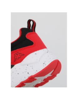 Baskets à scratch montero noir rouge garçon - Kappa