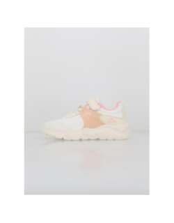 Baskets à scratch montero blanc rose fille - Kappa