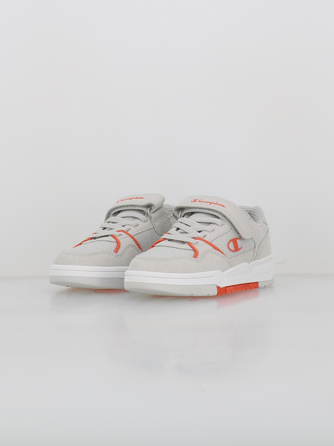 Baskets à scratch rd18 heritage baja gris enfant - Champion