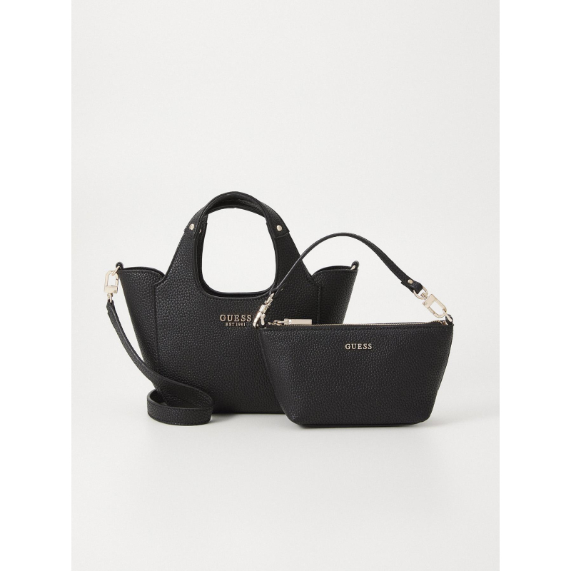 Sac bandoulière anadela 3 noir femme - Guess