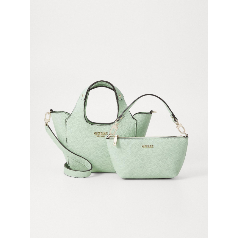 Sac bandoulière anadela 3 vert femme - Guess
