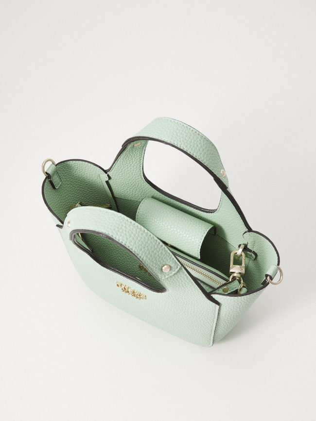 Sac bandoulière anadela 3 vert femme - Guess