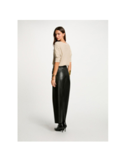Pull manches courtes minspi beige femme - Morgan