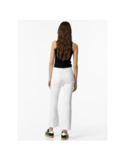 Jean cropped megan blanc femme - Tiffosi