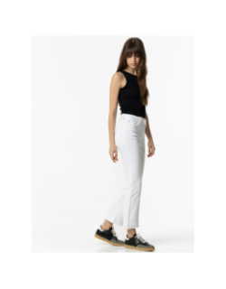 Jean cropped megan blanc femme - Tiffosi