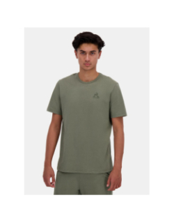T-shirt monochrome kaki homme - Le Coq Sportif