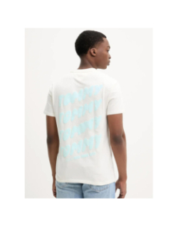 T-shirt regular bubble écru homme - Tommy Jeans