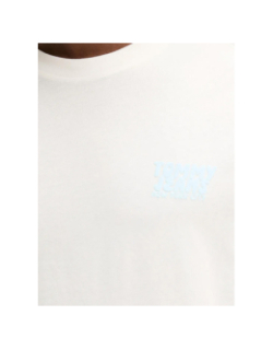 T-shirt regular bubble écru homme - Tommy Jeans