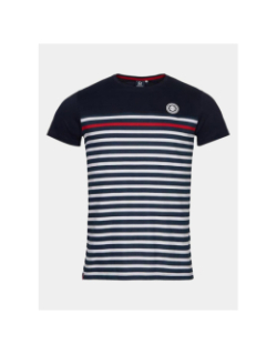 T-shirt rayé montana bleu marine homme - La Maison Blaggio