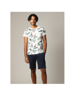 T-shirt floral nubie blanc homme - Deeluxe