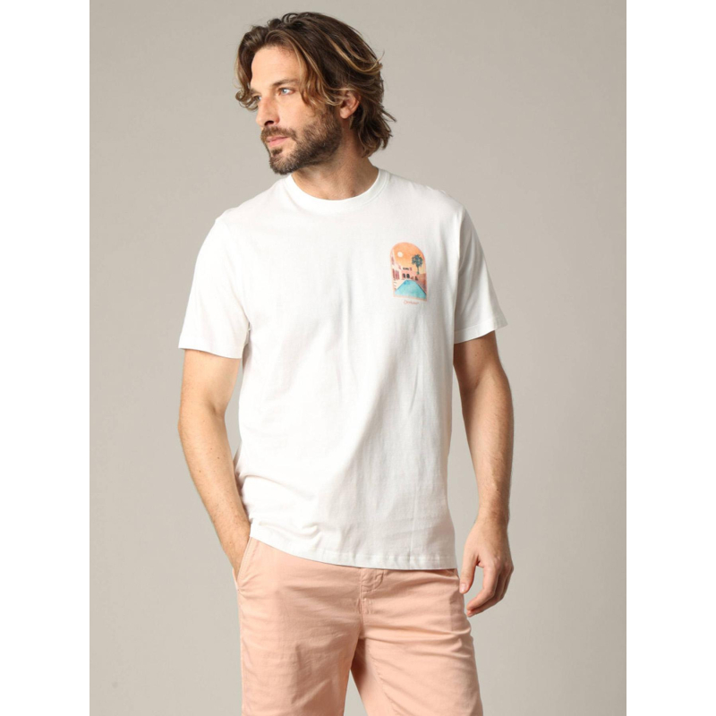 T-shirt marrakech blanc homme - Deeluxe
