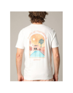 T-shirt marrakech blanc homme - Deeluxe