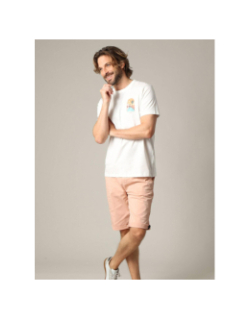 T-shirt marrakech blanc homme - Deeluxe