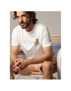 T-shirt marrakech blanc homme - Deeluxe