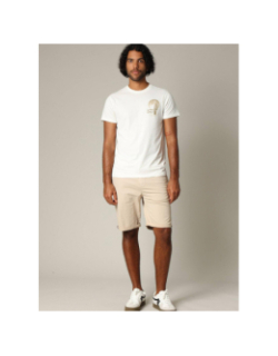 T-shirt safarsun blanc homme - Deeluxe