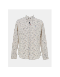 Chemise à fleurs lasantiago beige homme - Benson & Cherry