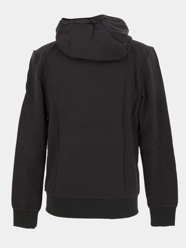 Veste à capuche bi-matière vancover noir homme - Helvetica