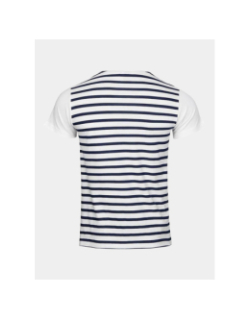 T-shirt à rayures mupy blanc et bleu homme - La Maison Blaggio
