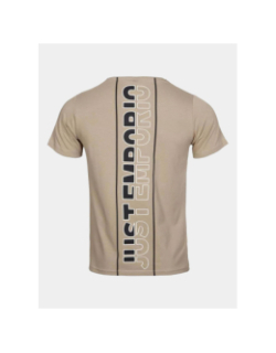 T-shirt à manches courtes milbim beige homme - Just Emporio