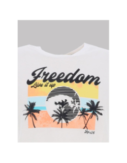 T-shirt à manches courtes freedom blanc homme - Rms 26