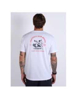 T-shirt à manches courtes services blanc homme - Oxbow