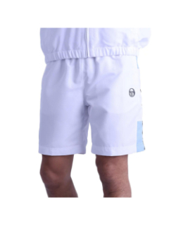 Short de sport vebita blanc et bleu homme - Sergio Tacchini