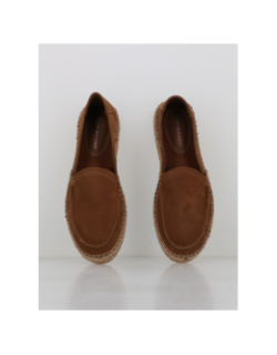 Espadrilles en cuir suédé marron homme - Tommy Hilfiger
