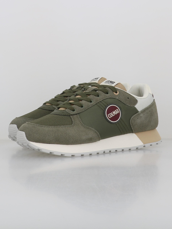 Baskets travis authentic kaki beige homme - Colmar
