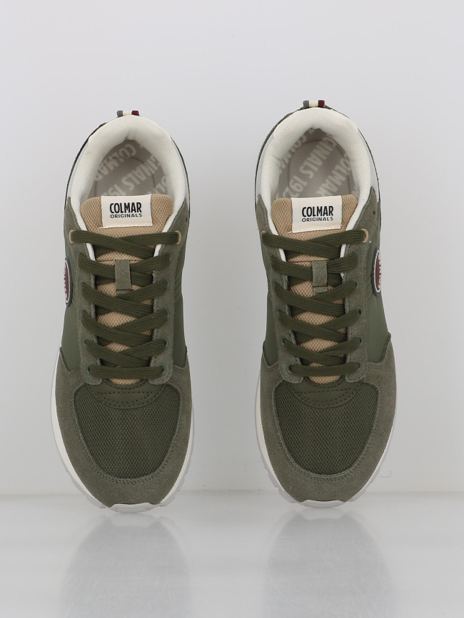 Baskets travis authentic kaki beige homme - Colmar