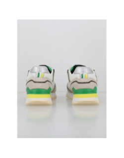Baskets travis crisp blanc vert homme - Colmar